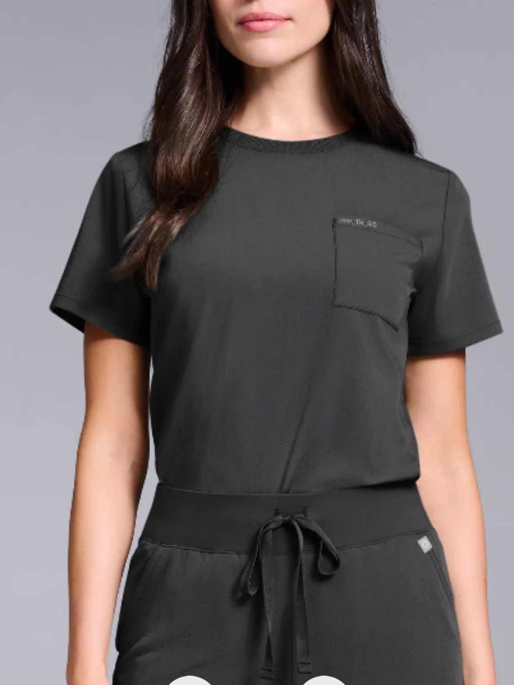 Hypothesis Base Women's 6-Pocket Jogger Scrub Pant & Crew Neck Scrub Top